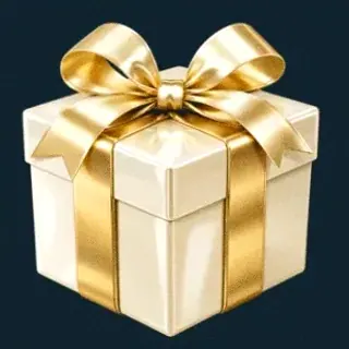 Wrapped gift box — Wolf Winner