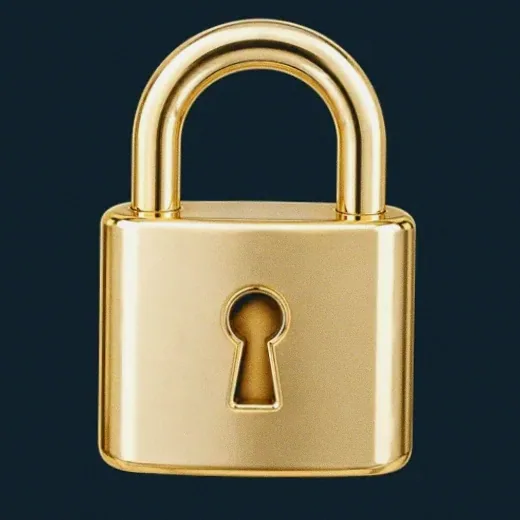 Metal padlock — Wolf Winner