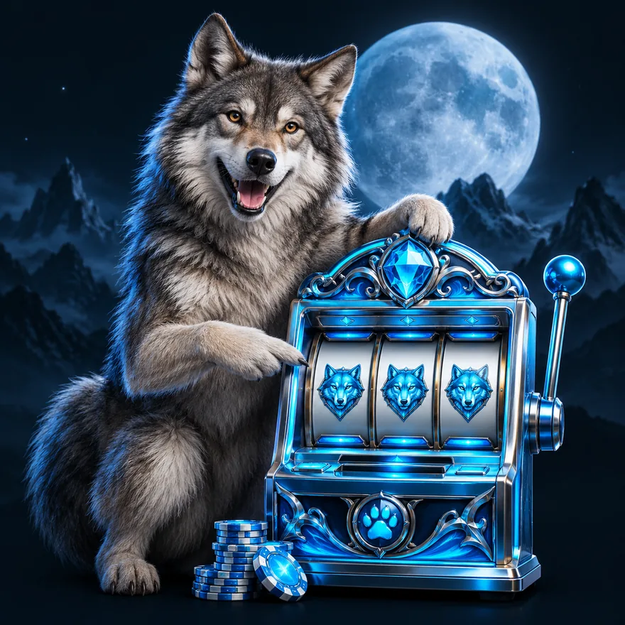 Casino slot machine — Wolf Winner