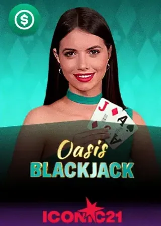 Oasis Blackjack live game cover