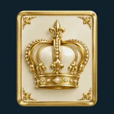 Crown emblem card — Wolf Winner