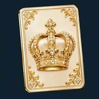 Royal crown card — Wolf Winner