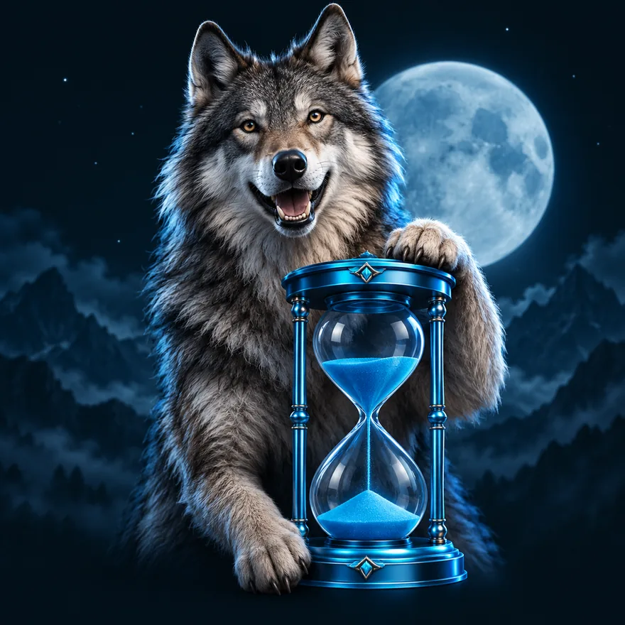 Ornate hourglass — Wolf Winner