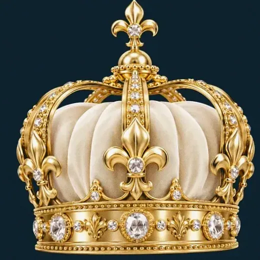 Jeweled royal crown — Wolf Winner