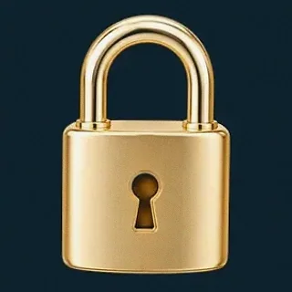 Metal padlock — Wolf Winner