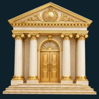 Classical bank building — Wolf Winner