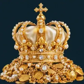Gold treasure pile — Wolf Winner