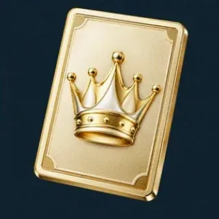 Crowned casino card — Wolf Winner