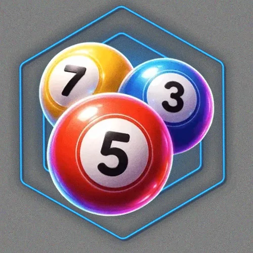 Numbered bingo balls
