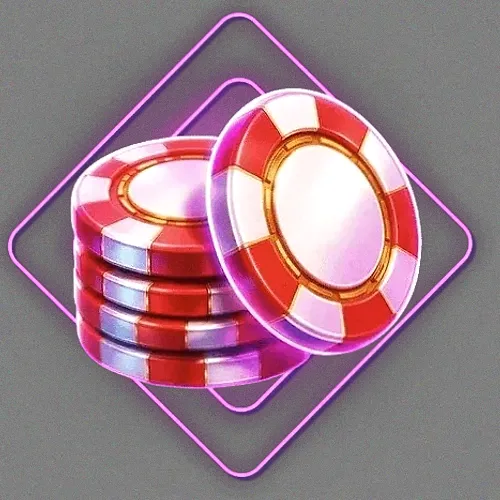 Poker table with cards